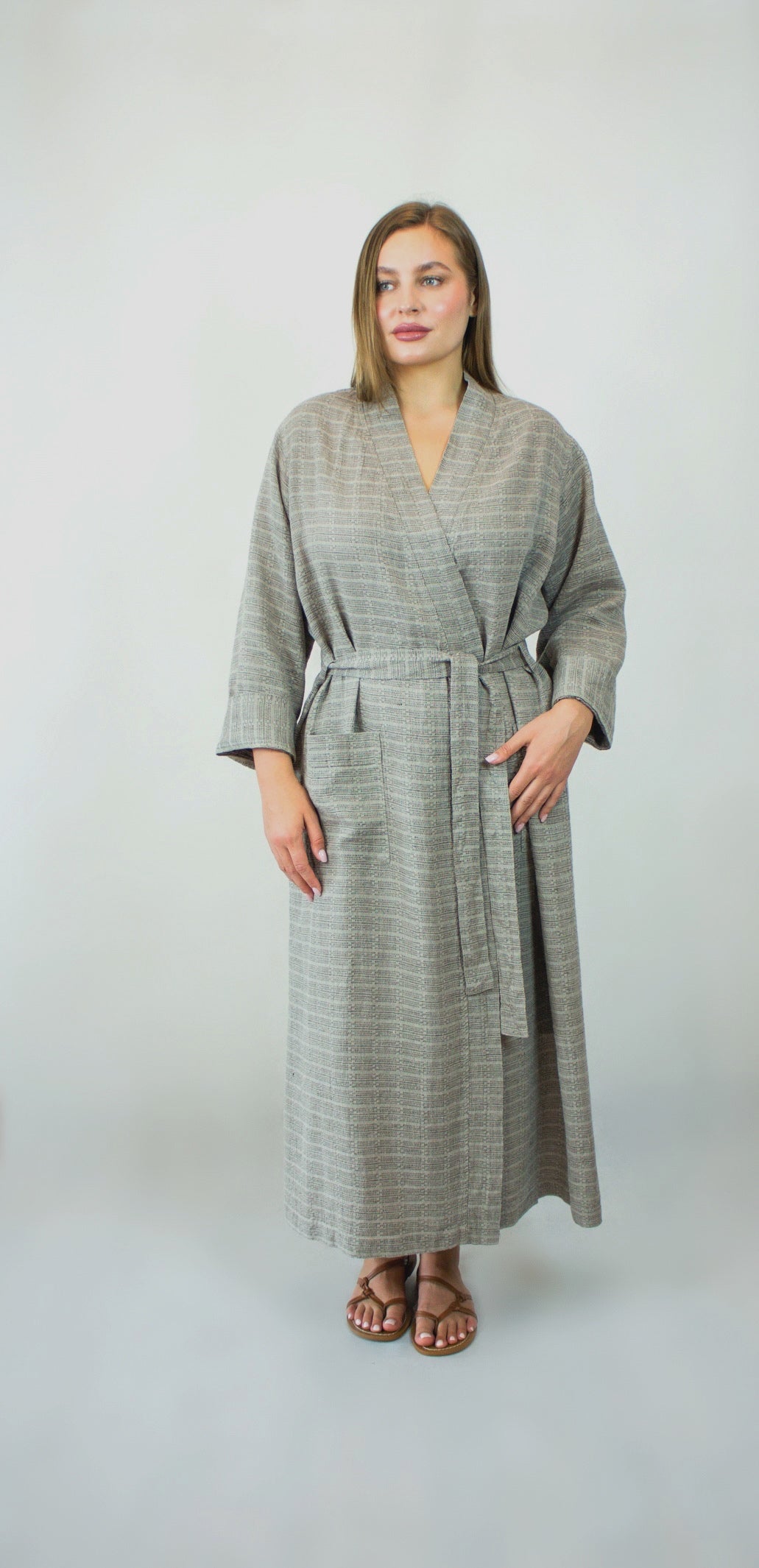 Linen robe (Unisex)