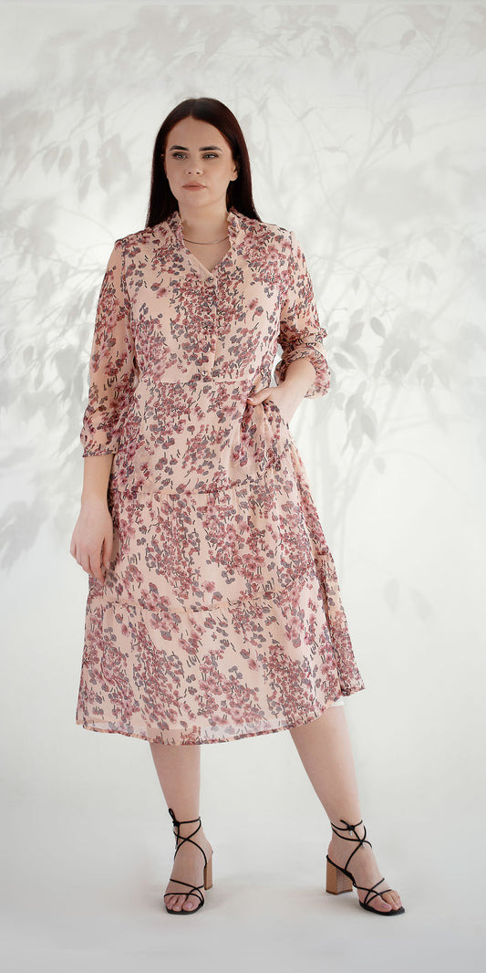 Dress with cherry blossoms