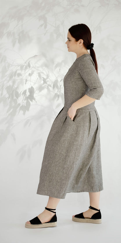 Soft linen dress